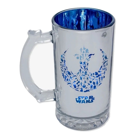 Caneca de Chopp Eletrostática 450ml - Star Wars Luke