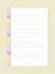 Hojas para notas A5 - Cukina