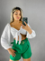 Short Alfaiataria Com Cinto Verde na internet