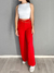 Calça Pantalona Yas Duna Vermelha - comprar online