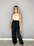 Calça Pantalona Preta Com Cordoes na internet