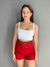 Short Inspiração Zara Vermelho