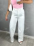 Calça Alfaiataria Botão Off White - GRINGAS STORE