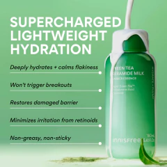 Innisfree - Green Tea Ceramide Milk - 160ml - tienda online