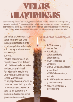 VELA ALQUIMICA (abundancia y prosperidad) - comprar online