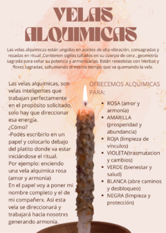 VELA ALQUIMICA (trasmutacion y cambios) - comprar online