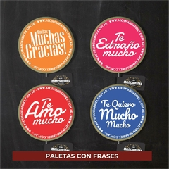 PALETAS DE CHOCOLATE FRASES 1