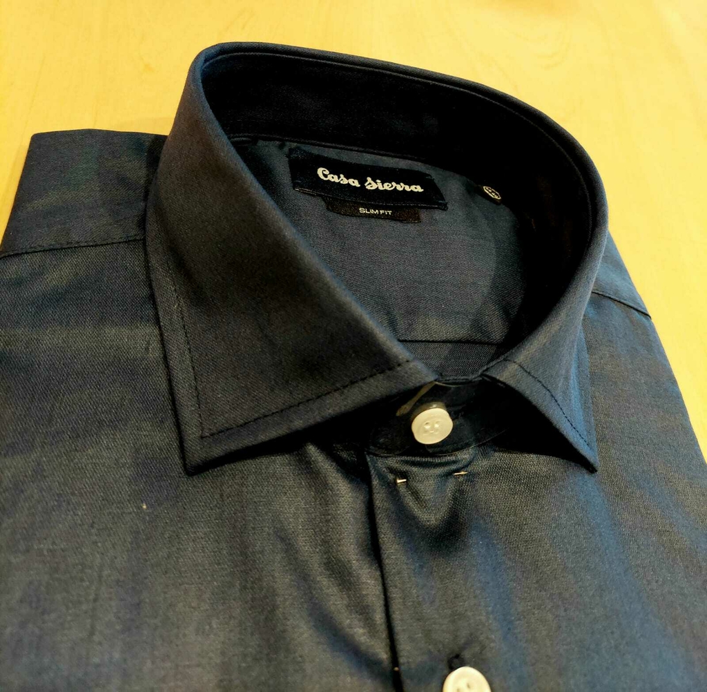 Camisa Vestir Azul Casa Sierra thumbnail 3