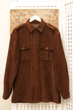 Camisão oversize veludo