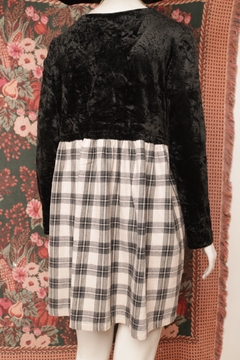 Vestido vintage veludo P - loja online