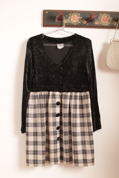 Imagem do Vestido vintage veludo P