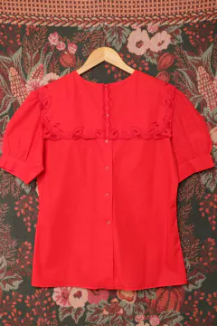 Imagem do Blusa vintage bordada P/M