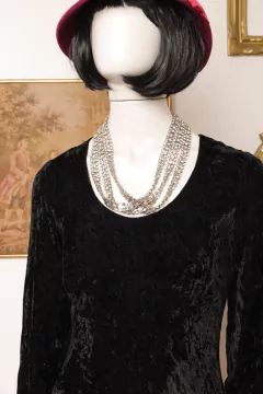 Colar vintage strass - comprar online