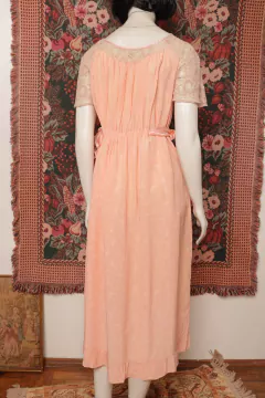 Vestido vintage de seda anos 50 P/M - comprar online