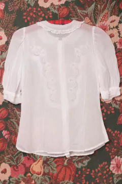 Blusa romântica vintage PP - loja online