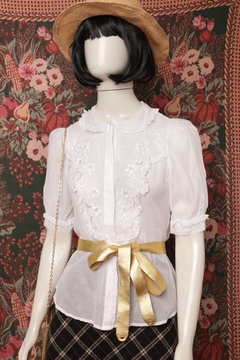 Blusa romântica vintage PP