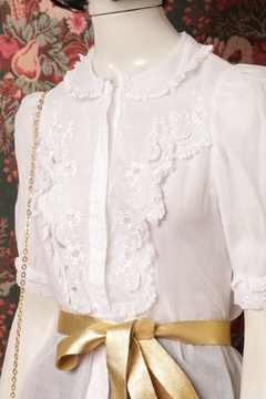 Blusa romântica vintage PP - comprar online