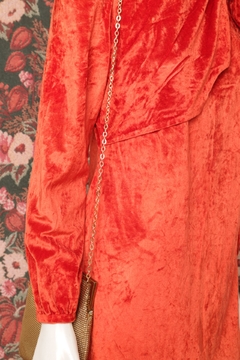 Vestido veludo vintage P/M