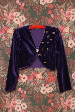 Casaqueto vintage de veludo