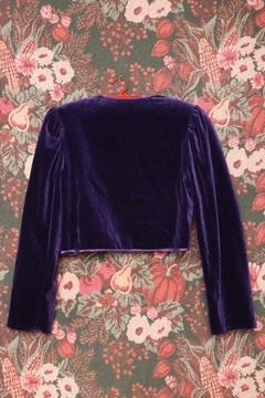 Casaqueto vintage de veludo - Antonieta Brechó