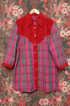 Camisa/vestido vintage M - Antonieta Brechó