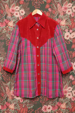 Camisa/vestido vintage M - Antonieta Brechó