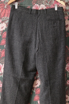Calça vintage de lã 42 - Antonieta Brechó