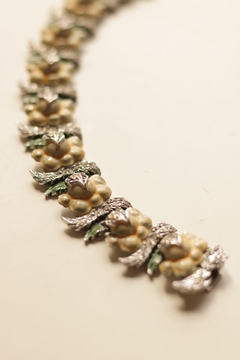 Bracelete vintage flores
