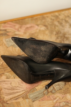 Scarpin PR&DA vintage couro 36/37 - Antonieta Brechó