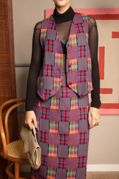 Conjunto vintage de lã P/M - comprar online