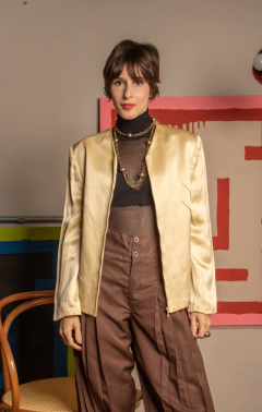 Casaqueto Va&entino vintage de seda P/M - comprar online