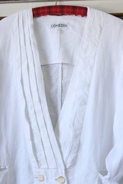 Blazer vintage puro linho P/M - comprar online