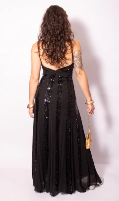 Vestido Maxazria de seda G - Antonieta Brechó