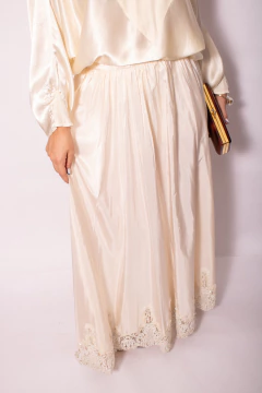 Saia vintage bordada P/M - loja online