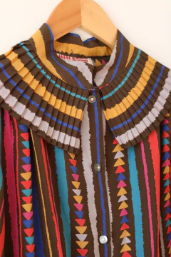 Blusa vintage anos 70 P/M - Antonieta Brechó