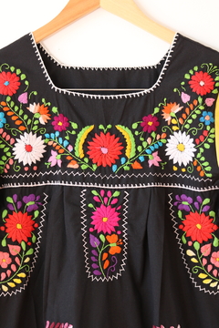 Vestido mexicano bordado P/M - comprar online