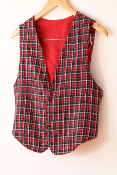 Colete vintage de lã P/M