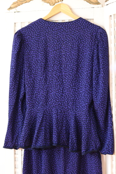 Conjunto vintage seda P/M - comprar online