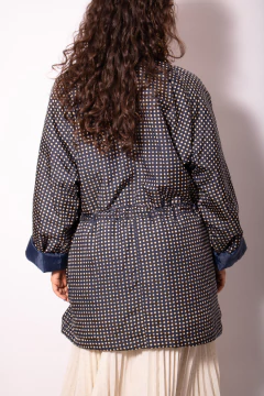 Parka vintage de seda M/G - Antonieta Brechó