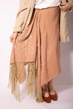 Xale vintage bordado na internet