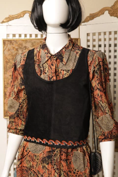 Camisa vintage de seda M - comprar online