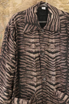 Jaqueta Parka vintage de seda M/G na internet