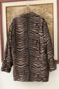 Jaqueta Parka vintage de seda M/G - Antonieta Brechó