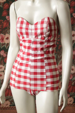 Maiô vintage de algodão P