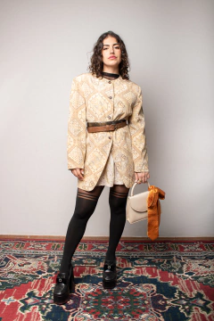 Bolsa vintage de couro - Antonieta Brechó