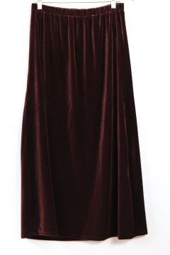 Saia de veludo vintage P/M - comprar online