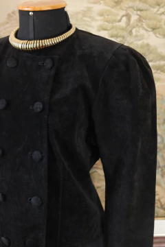 Casaco de couro anos 80 P/M - loja online