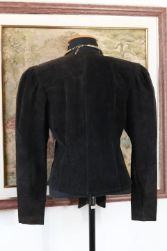 Imagem do Casaco de couro anos 80 P/M