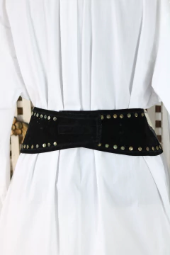 Cinto de couro anos 80 P/M na internet