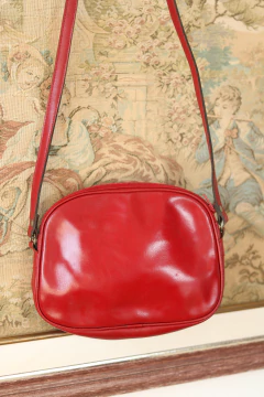 Bolsa anos 80 de couro - Antonieta Brechó